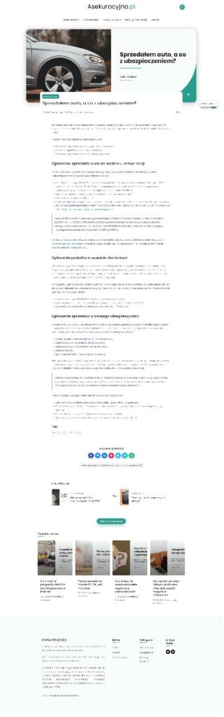 Copywriter ubezpieczenia